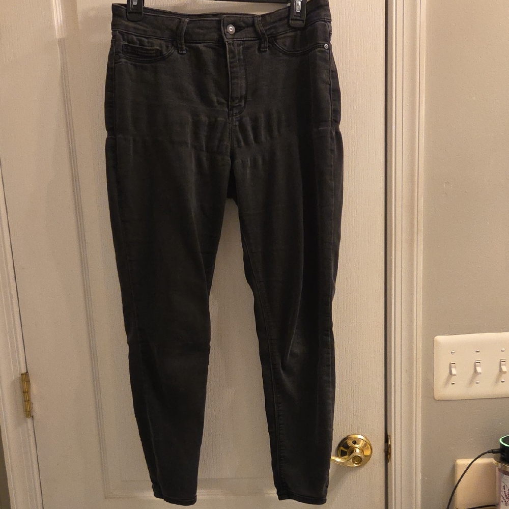 No Boundaries Dark Gray Skinny Jeans